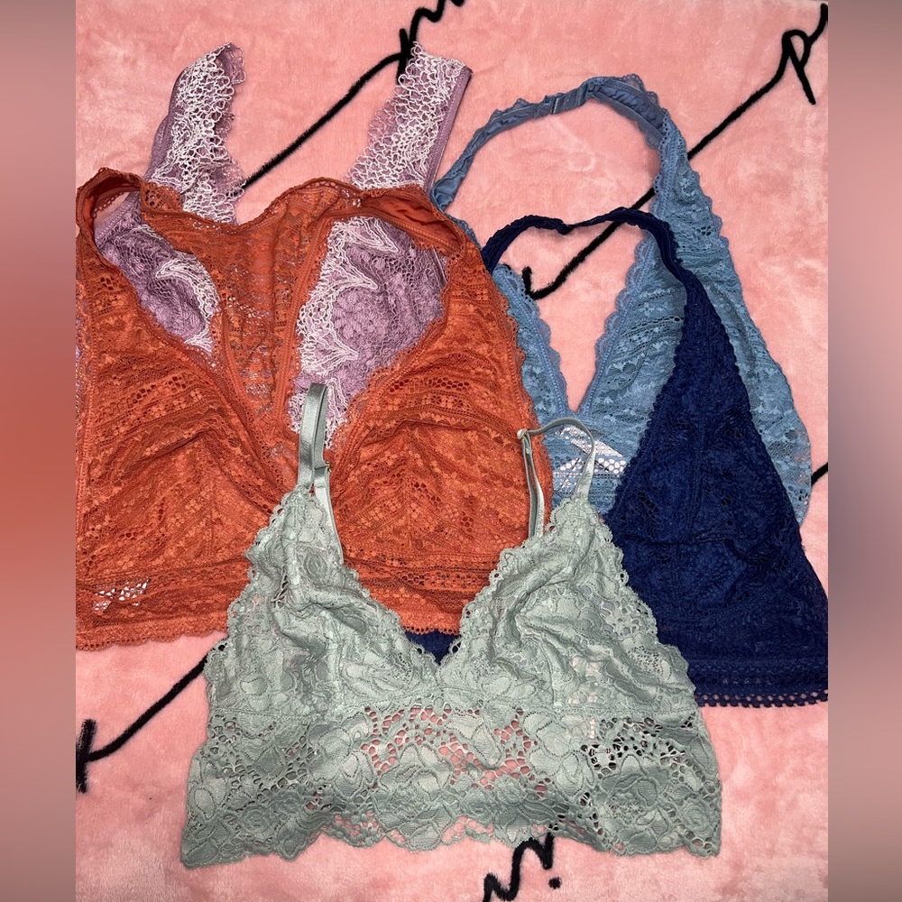 Victoria Secret Lace Bralette Bundle